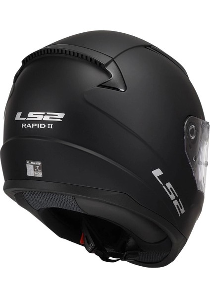 Rapıd 2 Mat Siyah Kask