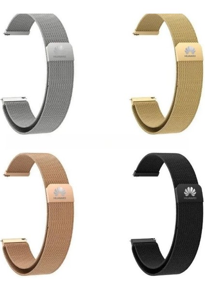 Huawei Watch Gt4 41 mm Modeline Uyumlu 18 mm Milano Paslanmaz Çelik Hasır Örğü Kordon modelleri