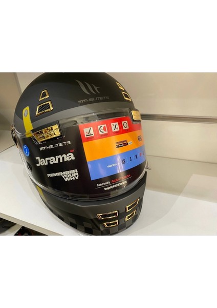 Kask Jarama Zone C1 Mat Siyah/grı Cafe Racer