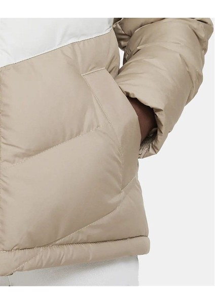 Çocuk Kapüşonlu Mont Bej Unisex DX1264 modelleri