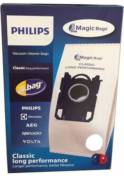 1. Kalite Aeg Için Aesg 300 Öko - Ergospace 5 Katlı Ithal Kutulu Bez Toz Torbası 12 Adet