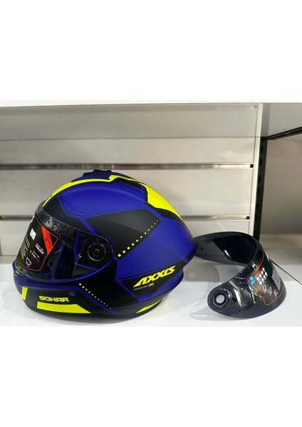 Kask Draken S Sonar E7 Mat Blue/yellow