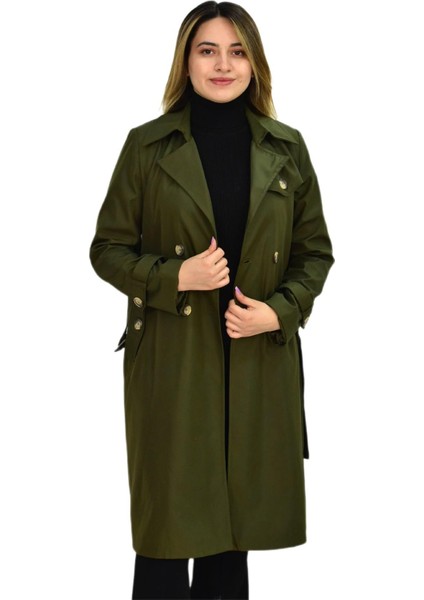 Kadın Kemerli Trençkot K3064 BGL-ST03286 modelleri