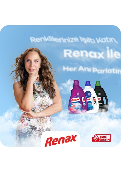 Renax Sıvı Çamaşır Deterjanı Renkliler 2520 ml