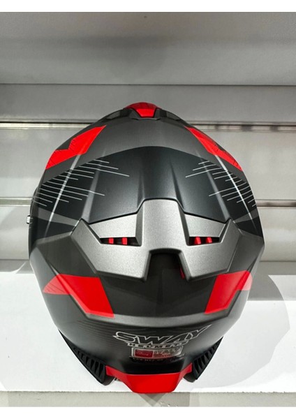 Kask SW-865 St Titanyum/red/black Güneş Gözlüklü modelleri