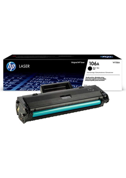 W1106A (106A) Siyah Toner