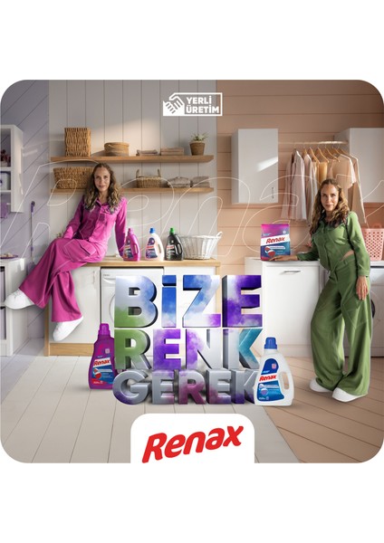 Sıvı Çamaşır Deterjanı Beyaz ve Renkliler 2520 ml - 3 Lü Paket