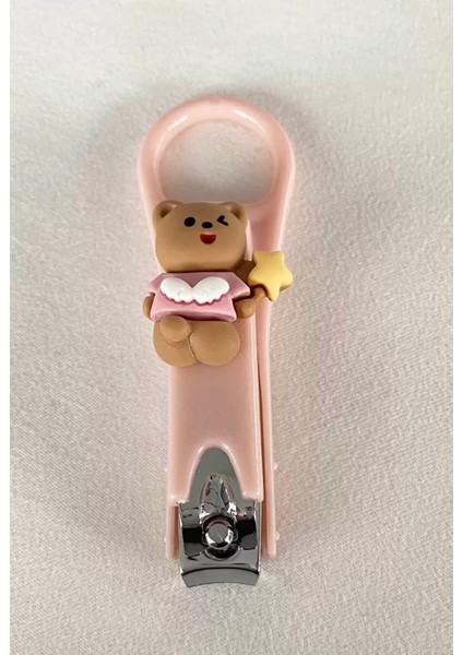 Tırnak Makası Figürlü Ayıcık Toz Pembe Rengi modelleri