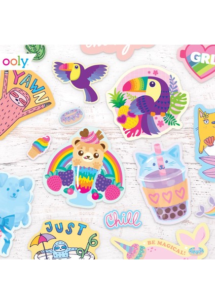 Ooly Kokulu Sticker Seti - Girl Power modelleri