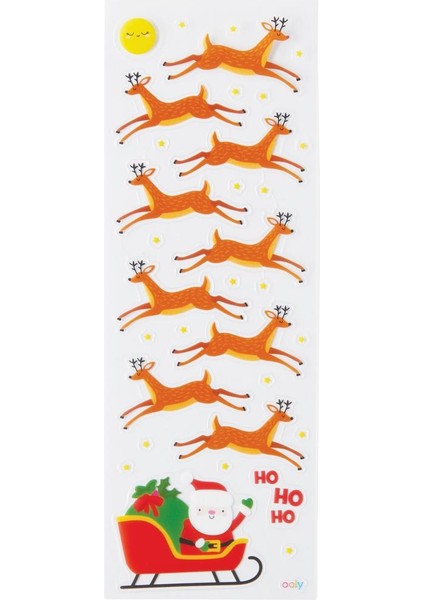 Ooly Stickiville Çıkartmalar - Here Comes Santa fiyatları