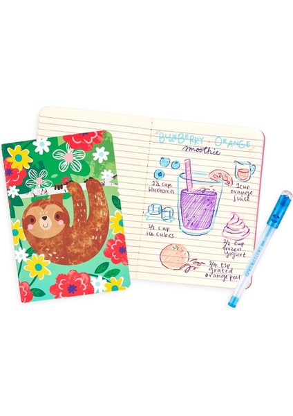 Desenli Ooly Pocket Pal Mini 8'li Defter Seti - Funtastic Friends