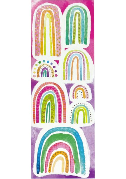 Ooly Stickiville Çıkartmalar - Watercolor Rainbows fiyatları