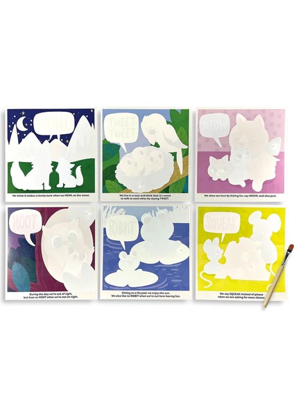 Ooly Water Amaze Boyama Seti - Baby Animals modelleri