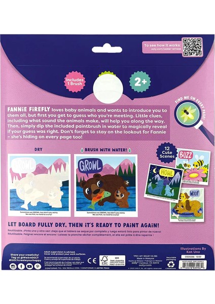Ooly Water Amaze Boyama Seti - Baby Animals fırsatları