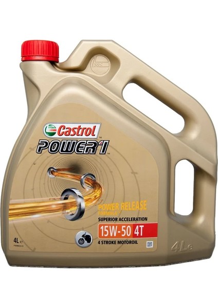 Castrol Power 1 15W-50 4 Litre Motor Yağı