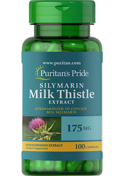 Silymarin Milk Thistle Extract 175 Mg 100 Kapsül