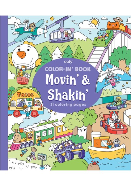 Ooly Boyama Kitabı - Movin & Shakin