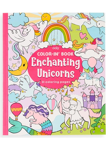 Ooly Boyama Kitabı - Enchanting Unicorns