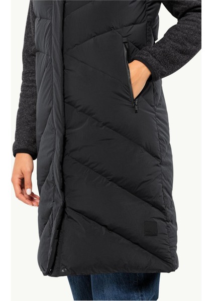 Jack Wolfskin Marıenplatz Vest W Kadın Siyah Yelek 1207461-6350