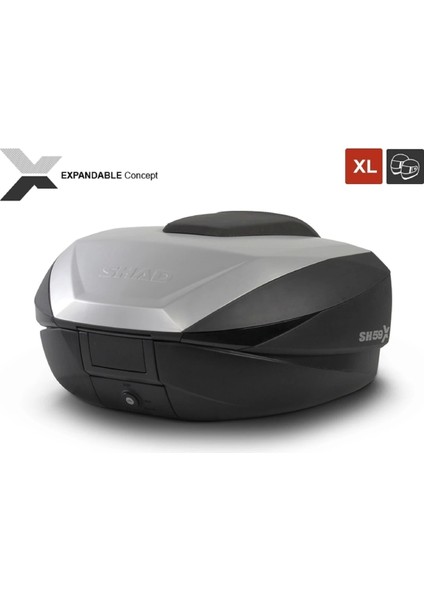 SH59X Motosiklet Arka Çanta Genişleyebilen Model modelleri