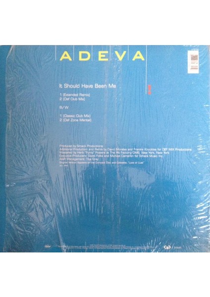 Adeva – It Should Have Been Me House Vinly Plak Alithestereo