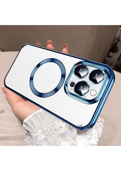 iPhone 15 Pro Max Uyumlu Renkli Titanium Telefon Kılıfı