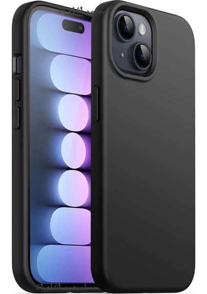 iPhone 15 Uyumlu Renkli Silikon Telefon Kılıfı