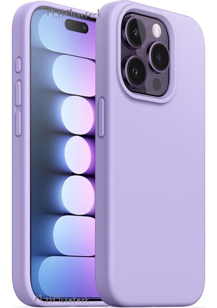 iPhone 15 Pro Uyumlu Renkli Silikon Telefon Kılıfı