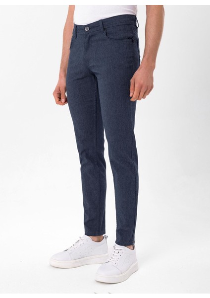Normal Bel Normal Paça Slim Fit Lacivert Erkek Pantolon PN2020500543 modelleri