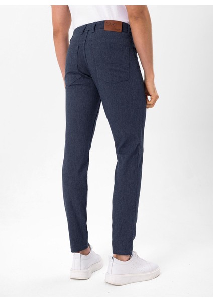 Normal Bel Normal Paça Slim Fit Lacivert Erkek Pantolon PN2020500543 indirimleri