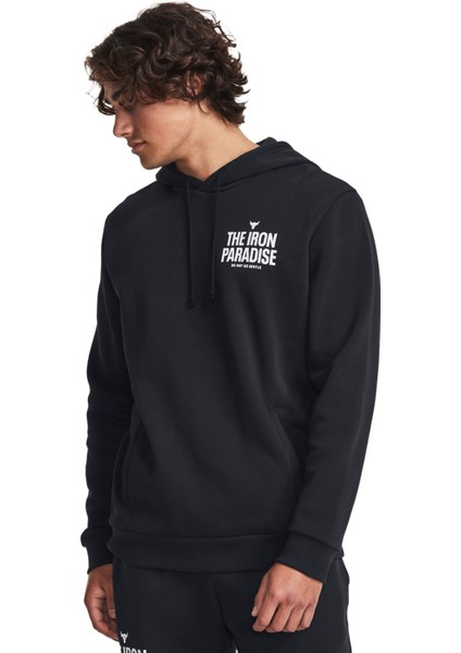 Siyah Erkek Kapüşon Yaka Sweatshirt 1380107-001 Pjt Rock Rival Fleece H