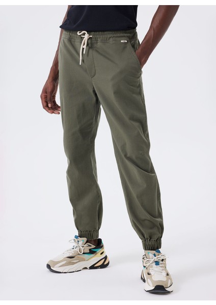 Lee Cooper Normal Bel Jogger Haki Erkek Chino Pantolon 241 Lcm 221011 Jogger Hakı