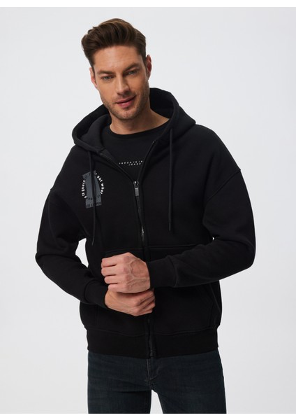 Kapüşon Yaka Siyah Erkek Sweatshırt 241 Lcm 241009 Merry Sıyah fiyatları