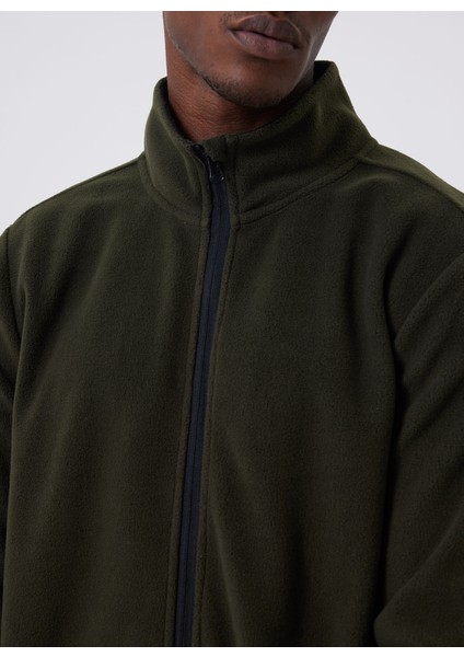 Haki Erkek Polar Sweatshırt 241 Lcm 241028 Tudıo Hakı