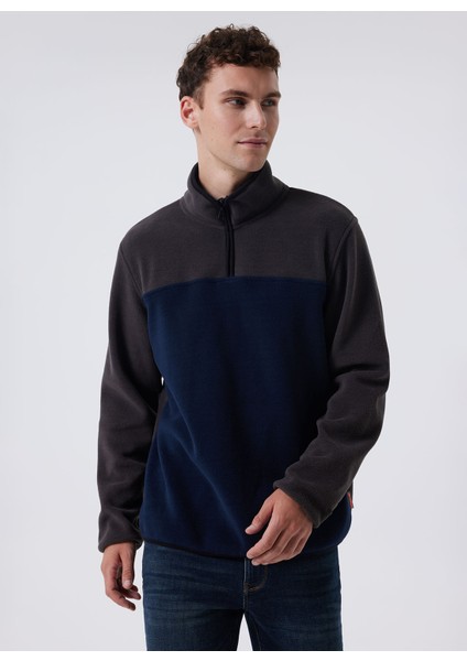 Lacivert Erkek Polar Sweatshırt 241 Lcm 241027 Dıago Lacıvert-Antra