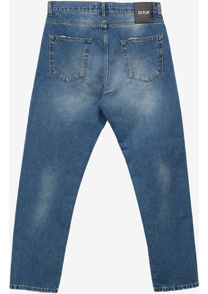 Normal Bel Straight Erkek Denim Pantolon 23IU1M02ST16023_PANTALONE 5 Tasche fiyatları