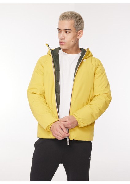 Sarı - Yeşil Erkek Mont K4121NW_JACK Eco Stretch Thermo Dou