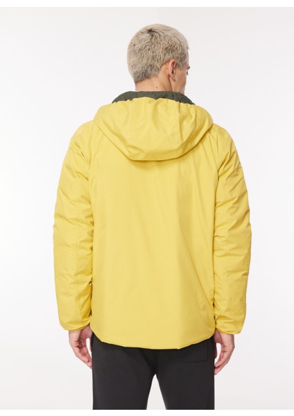 Sarı - Yeşil Erkek Mont K4121NW_JACK Eco Stretch Thermo Dou