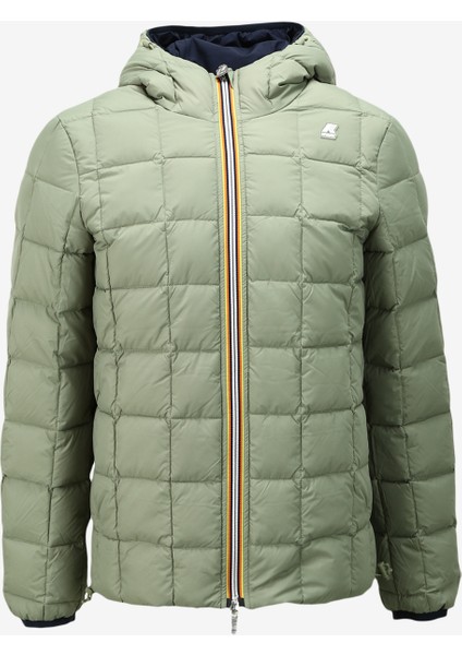 Mavi - Yeşil Erkek Mont K4121NW_JACK Eco Stretch Thermo Dou