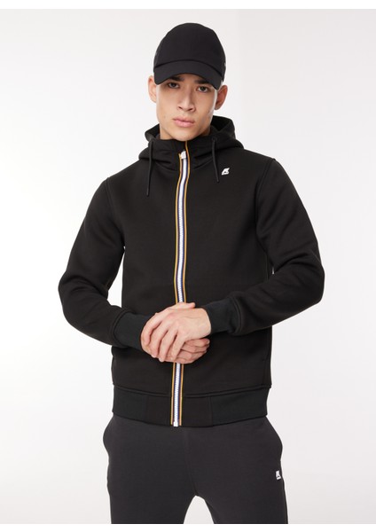 Kapüşon Yaka Siyah Erkek Sweatshırt K21171W_RAINER Spacer fiyatları