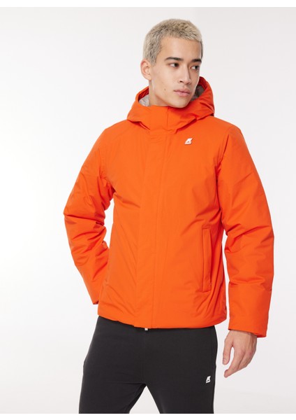 Gri - Turuncu Erkek Mont K3127RW_JACK Rıpstop Prıme Marmotta
