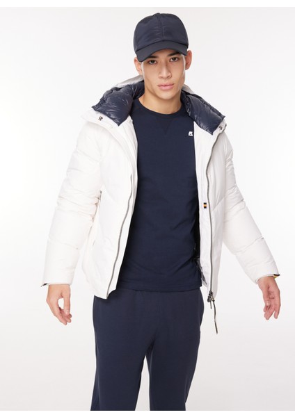 Beyaz - Mavi Erkek Mont K4127GW_HUGOL Thermo Soft Touch