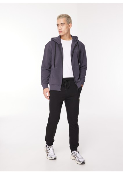 Normal Siyah Erkek Eşofman Altı 23IU1M0B011P417_PANTALONE Jersey