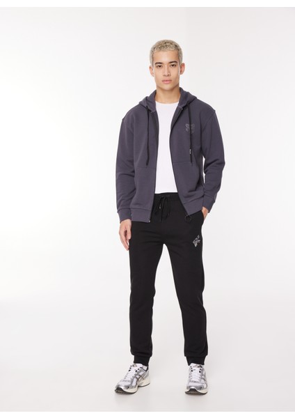 Normal Siyah Erkek Eşofman Altı 23IU1M0B011P417_PANTALONE Jersey