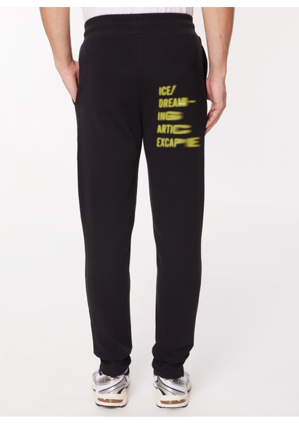 Normal Siyah Erkek Eşofman Altı 23IU1M0B0136323_PANTALONE Jersey