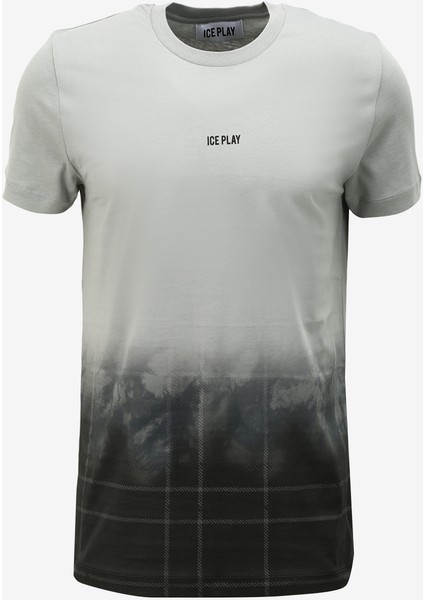 Bisiklet Yaka Düz Çok Renkli Erkek T-Shirt 23IU1M0F01B6324_T-SHIRT Jersey