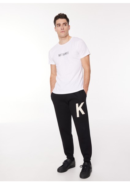 Bisiklet Yaka Baskılı Beyaz Erkek T-Shirt Mtt G540 Rekst_reflector Regular