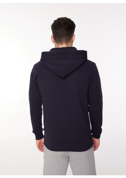 Kapüşon Yaka Lacivert Erkek Sweatshırt Hew G502 Dog_downtown Regular Fıt fırsatları
