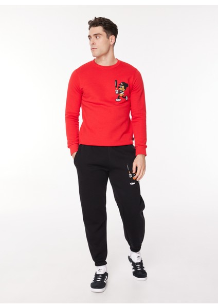 Loose Fit Siyah Erkek Eşofman Altı Pxw G501 Mouse_downtown Loose Fıt