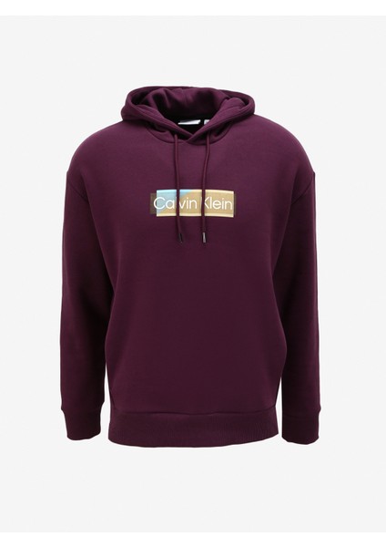 Kapüşon Yaka Mor Erkek Sweatshırt K10K111820VDS